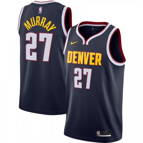Men's Denver Nuggets Jamal Murray #27 Nike Navy 2020/21 Swingman Jersey - Icon Edition
