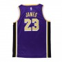 Men's Los Angeles Lakers LeBron James #23 Purple Swingman Jersey - Statement Edition