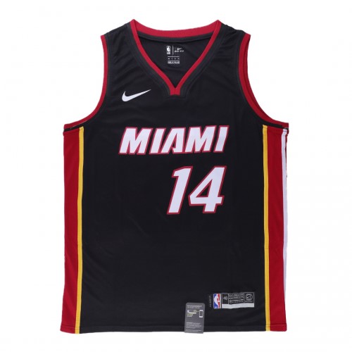 Men's Miami Heat Tyler Herro #14 Nike Black 202021 Swingman Jersey - Icon Edition