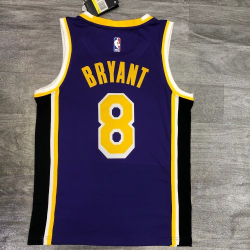 Men's Los Angeles Lakers Kobe Bryant #8 Jordan Purple 20/21 Swingman Jersey - Statement Edition