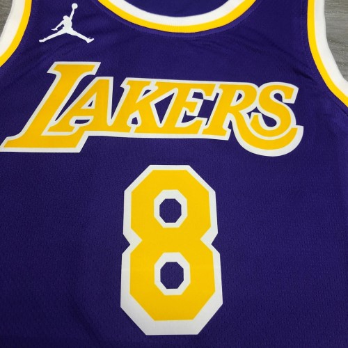 Men's Los Angeles Lakers Kobe Bryant #8 Jordan Purple 20/21 Swingman Jersey - Statement Edition