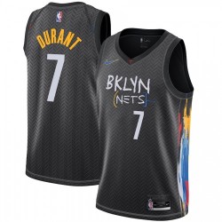 Men's Brooklyn Nets Kevin Durant #7 Nike Black 2020/21 Swingman Player Jersey – City Edition Men's Brooklyn Nets Kevin Durant #7 Nike Black 2020/21 Swingman Player Jersey – City Edition