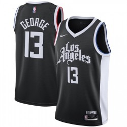 Men's LA Clippers Paul George #13 Nike Black 2020/21 Swingman Player Jersey – City Edition Men's LA Clippers Paul George #13 Nike Black 2020/21 Swingman Player Jersey – City Edition