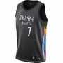 Men's Brooklyn Nets Kevin Durant #7 Nike Black 2020/21 Swingman Player Jersey – City Edition