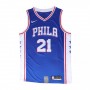Men's Philadelphia 76ers Joel Embiid #21 Bule Swingman Jersey - Icon Edition
