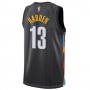 Men's Brooklyn Nets James Harden #13 Nike Black 2020/21 Swingman Jersey - City Edition