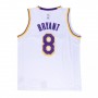 Men's Los Angeles Lakers Kobe Bryant #8 White Swingman Jersey - Association Edition