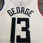 Men's LA Clippers Paul George #13 Nike White 2020/21 Swingman Player Jersey – City Edition