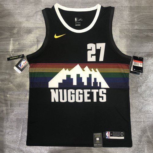 Men's Denver Nuggets Jamal Murray #27 Nike Black Swingman Player Jersey – City Edition