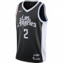Men's LA Clippers Kawhi Leonard #2 Nike Black 2020/21 Swingman Player Jersey – City Edition