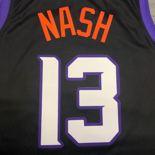 Men's Phoenix Suns Steve Nash #13 Nike Black 2021 Swingman Jersey - City Edition