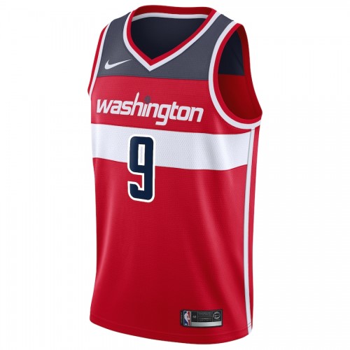 Men's Washington Wizards Deni Avdija #9 Nike Red 2020/21 Swingman Jersey – Icon Edition