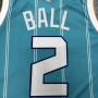 Men's Charlotte Hornets Lamelo Ball #2 Jordan Green 20/21 Swingman Jersey-Association Edition
