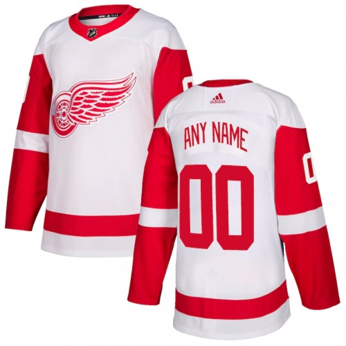 Men's Detroit Red Wings adidas White Authentic Custom Jersey