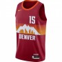 Men's Denver Nuggets Nikola Jokic #15 Nike Red 2020/21 Swingman Player Jersey – City Edition