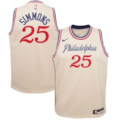 Men's Philadelphia 76ers Ben Simmons #25 White Swingman Jersey - Icon Edition Men's Philadelphia 76ers Ben Simmons #25 White Swingman Jersey - Icon Edition