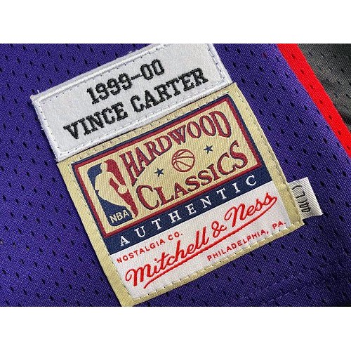 Men's Toronto Raptors Vince Carter #15 Throwback Mitchell & Ness Purple 99-00 Hardwood Classics Jersey