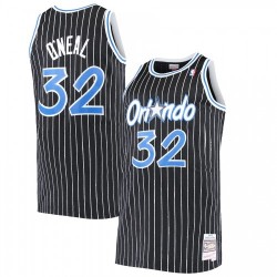 Men's Orlando Magic Shaquille O'Neal #32 Throwback Black 94-95 Hardwood Classics Jersey