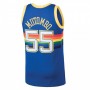 Men's Denver Nuggets Dikembe Mutombo #55 Mitchell&Ness Blue 91-92 Hardwood Classics Swingman Jersey