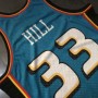 Men's Detroit Pistons Grant Hill #33 Throwback Mitchell & Ness Blue 98-99 Hardwood Classics Swingman Jersey