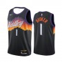 Men's Phoenix Suns Devin Booker #1 Nike Black 2021 Swingman Jersey - City Edition