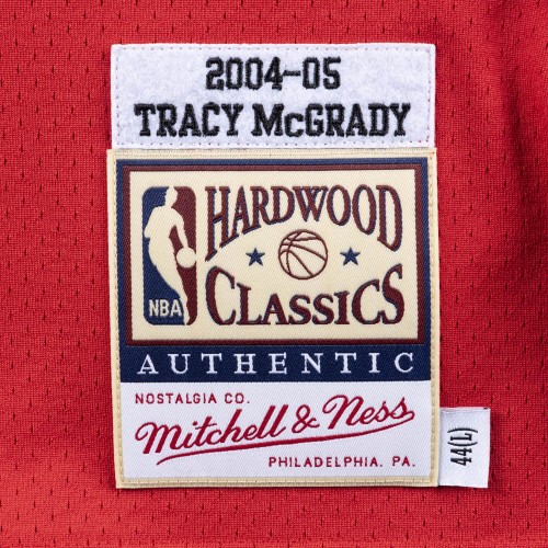 Men's Houston Rockets Tracy McGrady #1 Throwback Mitchell & Ness Red 04-05 Hardwood Classics Swingman Jersey