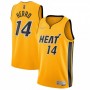 Men's Miami Heat Tyler Herro #14 Nike Yellow 20/21 Swingman Jersey - Earned Edition