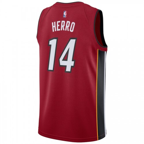Men's Miami Heat Tyler Herro #14 Jordan Red 20/21 Swingman Player Jersey - Statement Edition