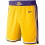 Men's Los Angeles Lakers Nike Yellow NBA Swingman Short - Icon Edition
