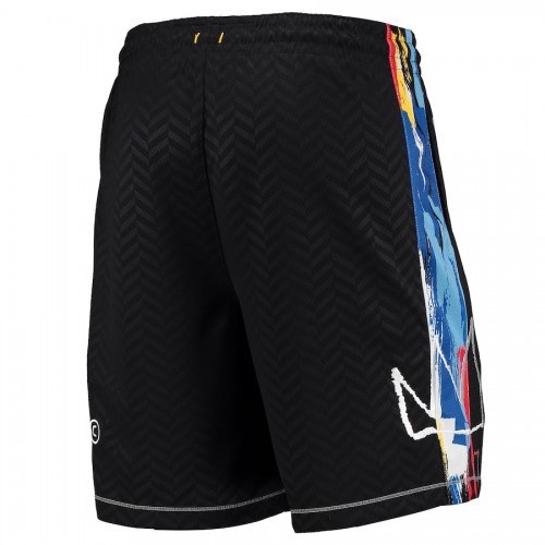 Men's Brooklyn Nets Nike Black 2020/21 Swingman Shorts - City Edition