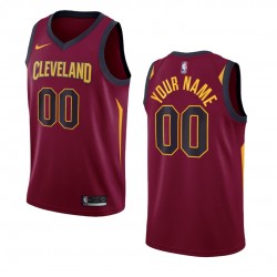 Men's Cleveland Cavaliers Nike Wine Swingman Custom NBA Jersey - Icon Edition Men's Cleveland Cavaliers Nike Wine Swingman Custom NBA Jersey - Icon Edition
