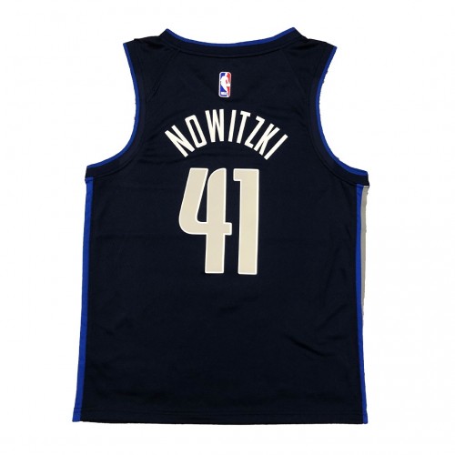 Men's Dallas Mavericks Dirk Nowitzki #41 Nike Blue Swingman Jersey
