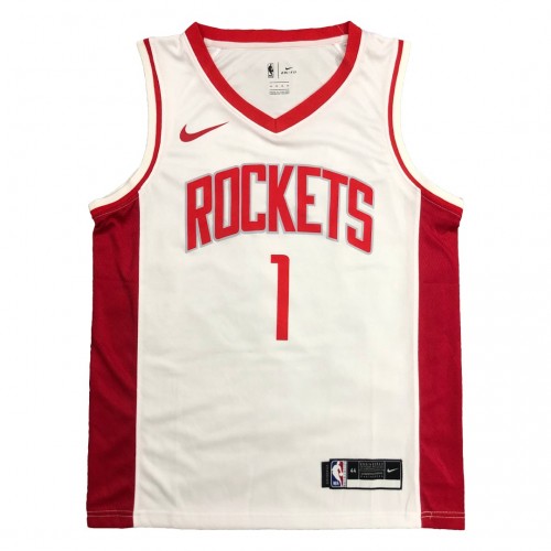 Men's Houston Rockets Tracy McGrady #1 Nike White Swingman Jersey - Association Edition