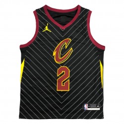 Men's Cleveland Cavaliers Kyrie Irving #2 Jordan Black Swingman Jersey - Statement Edition Men's Cleveland Cavaliers Kyrie Irving #2 Jordan Black Swingman Jersey - Statement Edition