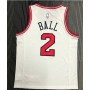 Men's Chicago Bulls Lonzo Ball #2 Nike White Swingman Jersey - Association Edition