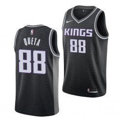 Men's Sacramento Kings Neemias Queta #88 Nike Black 2021 Swingman Jersey - Statement Edition Men's Sacramento Kings Neemias Queta #88 Nike Black 2021 Swingman Jersey - Statement Edition