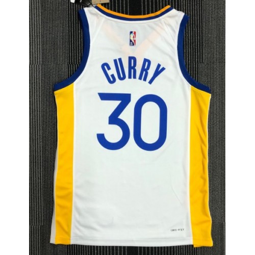 Men's Golden State Warriors Stephen Curry #30 Nike White 2021/22 Swingman Jersey - Association Edition
