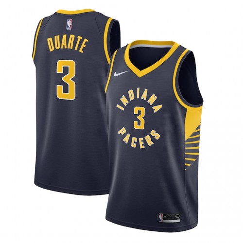 Men's Indiana Pacers Chris Duarte #3 Nike Navy Swingman Jersey - Icon Edition