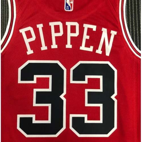 Men's Chicago Bulls Scottie Pippen #33 Nike Red 2021 Swingman NBA Jersey - Icon Edition