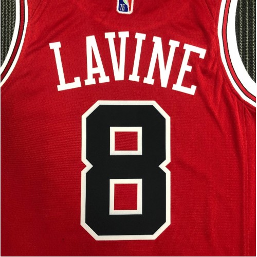 Men's Chicago Bulls Zach LaVine #8 Nike Red 2021 Swingman NBA Jersey - Icon Edition