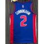 Men's Detroit Pistons Cade Cunningham #2 Nike Blue 2021/22 Swingman NBA Jersey - Icon Edition