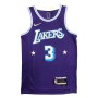 Men's LosAngeles Lakers Anthony Davis #3 Nike Purple 2021/22 Swingman NBA Jersey - City Edition