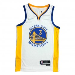 Men's Golden State Warriors Jordan Poole #3 White 2021/22 Swingman NBA Jersey - Association Edition Men's Golden State Warriors Jordan Poole #3 White 2021/22 Swingman NBA Jersey - Association Edition