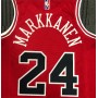 Men's Chicago Bulls Lauri Markkanen #24 Nike Red 2021 Swingman NBA Jersey - Icon Edition