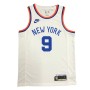 Men's New York Knicks RJ Barrett #9 White 2021/22 Swingman Jersey - Classic Edition