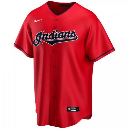 Men's Cleveland Indians Nike Red Alternate 2020 Jersey