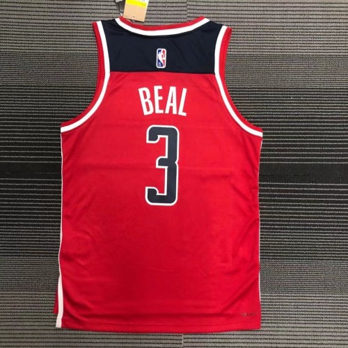 Men's Washington Wizards Bradley Beal #3 Nike Red 2021/22 Swingman NBA Jersey - Icon Edition