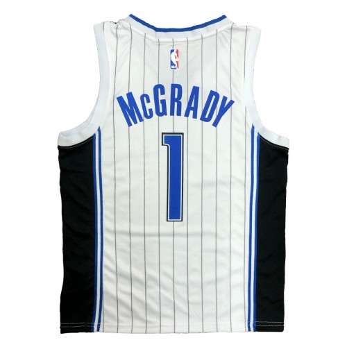 Men's Orlando Magic Tracy McGrady #1 Nike White 2020/21 Swingman NBA Jersey - Association Edition