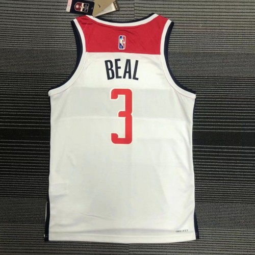 Men's Washington Wizards Bradley Beal #3 Nike White 21/22 Swingman NBA Jersey - Association Edition