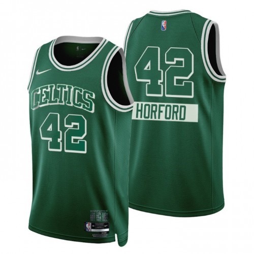 Men's Boston Celtics Al Horford #42 Nike Green 2021/22 Swingman NBA Jersey - City Edition